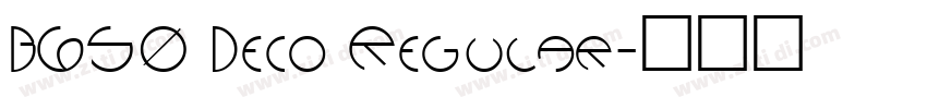 B650 Deco Regular字体转换